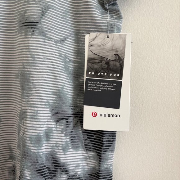 Lululemon Athletic Swiftly Tech Short Sleeve Shirt 2.0 Shibori Grey NWT Size 8 - Picture 7 of 7